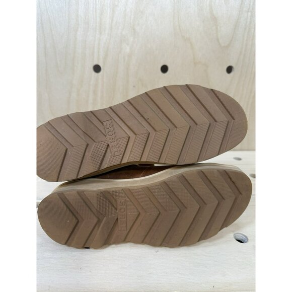 Sorel Women's Hi-Line Chelsea Scorch Tawny Buff Suede Leather Boots Size 7.5 - Picture 11 of 12